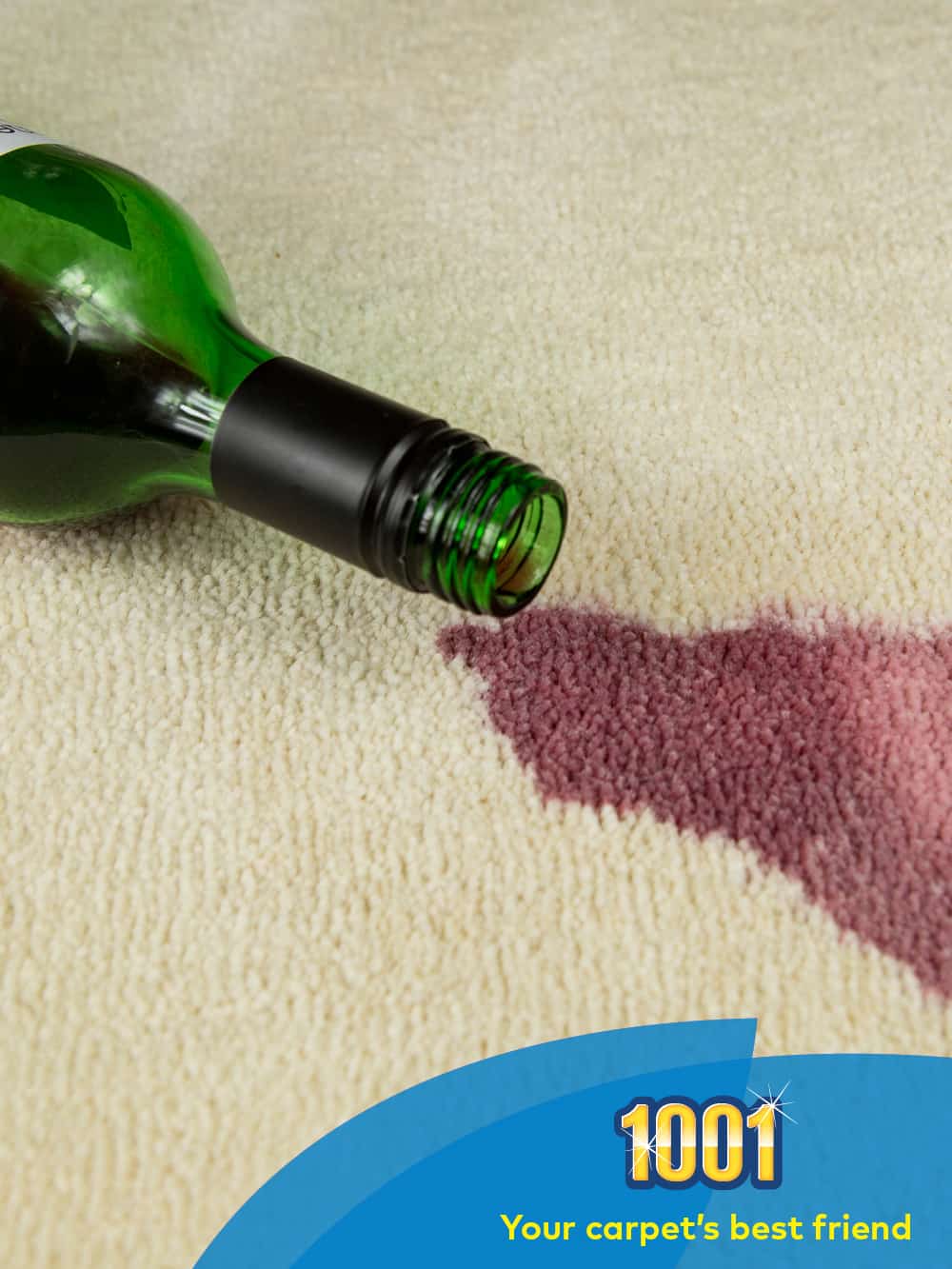 remove red wine stain from carpet
