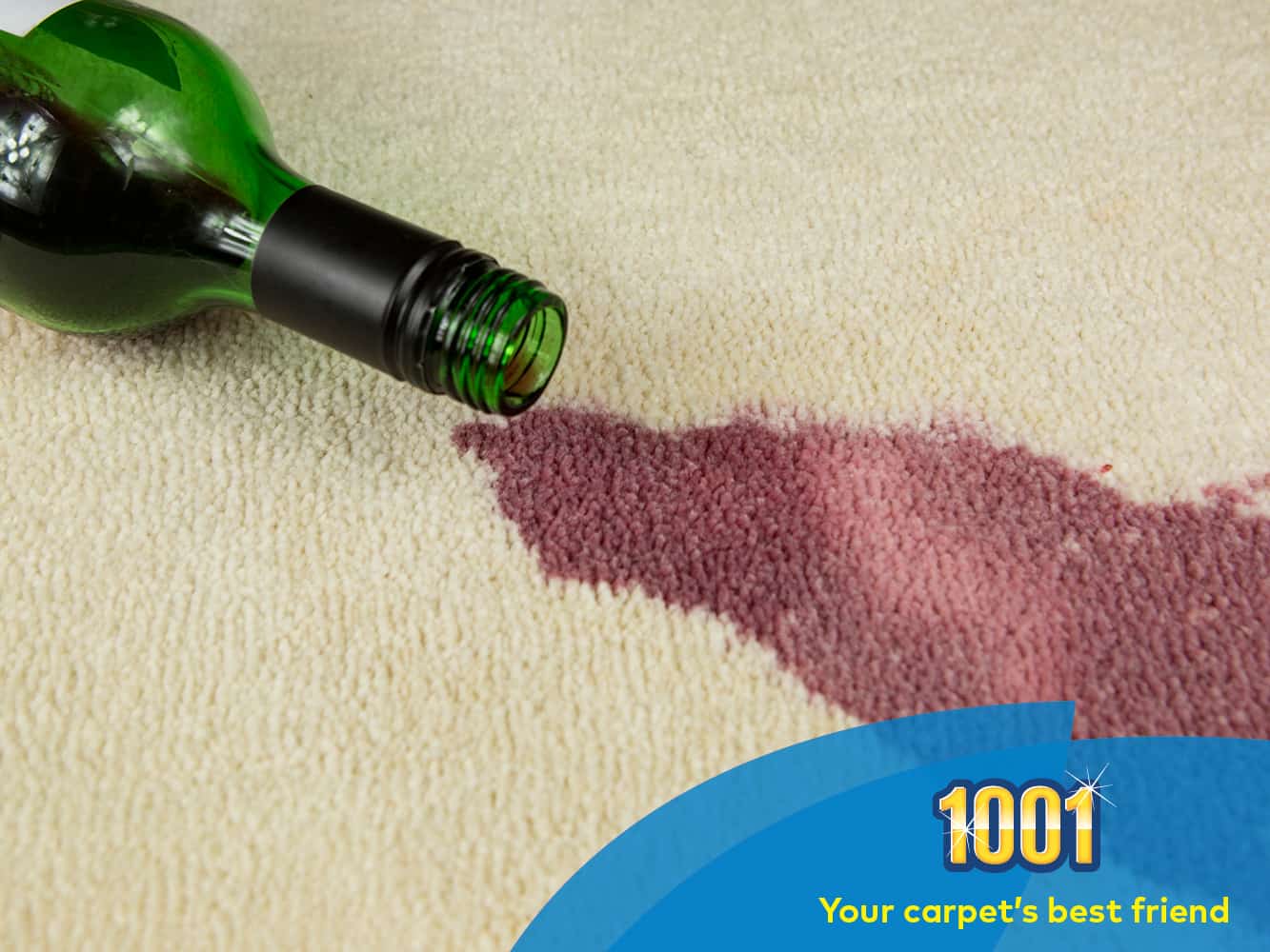 remove red wine stain from carpet