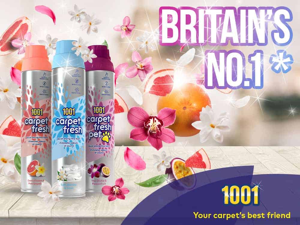 1001 Carpet Fresh: Britain’s Favourite Carpet Freshener!