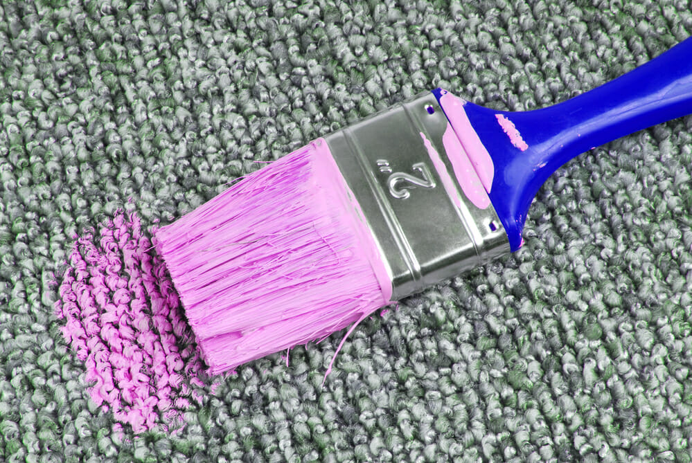 paint on carpet