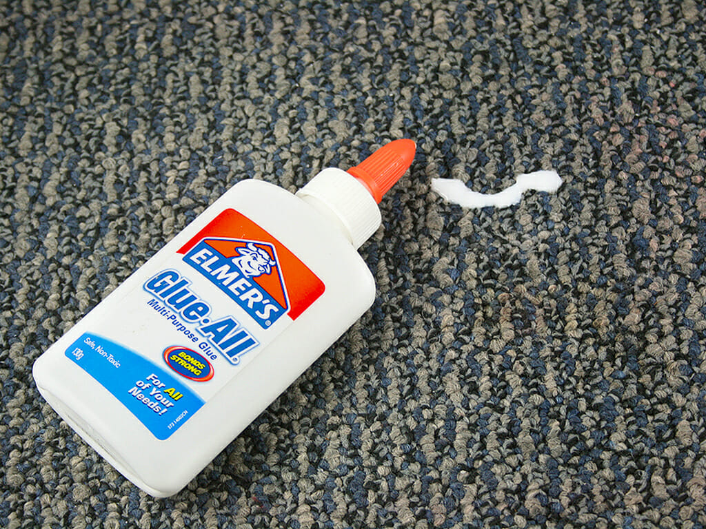glue carpet