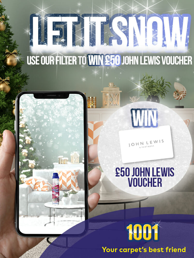 Let It Snow and WIN a John Lewis voucher with 1001! Let It Snow and WIN a John Lewis voucher with 1001!