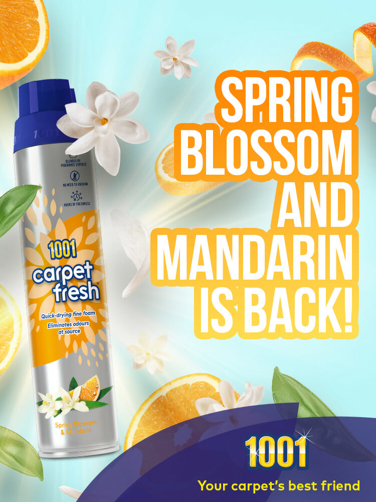 1001 Spring Blossom and Mandarin Carpet Fresh is BACK! 1001 Spring Blossom and Mandarin Carpet Fresh is BACK!